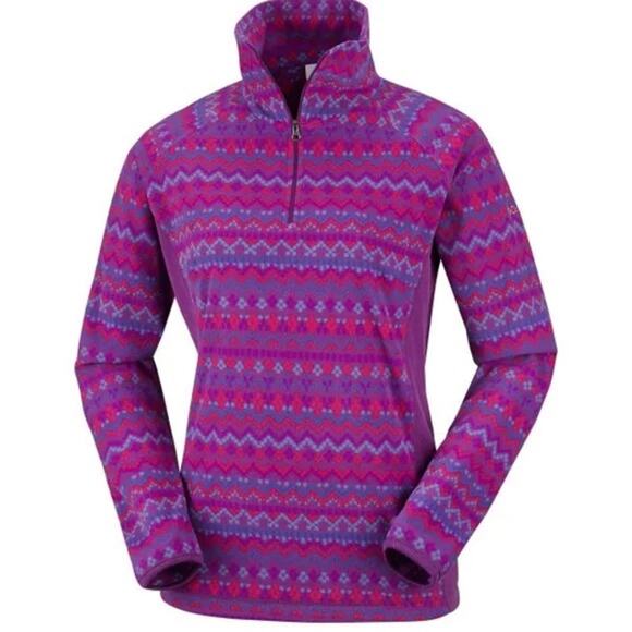 COLUMBIA Women's Glacial Fleece Pullover Size Medium - Picture 1 of 5
